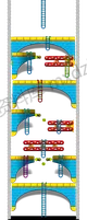玩具塔3层