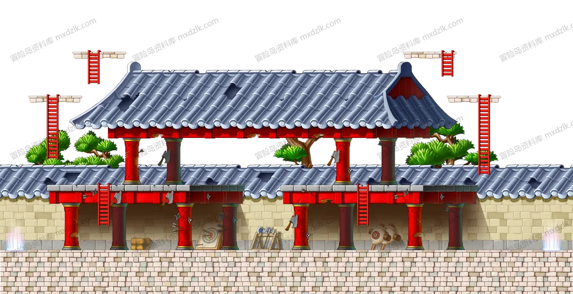 中级修炼场地图全貌