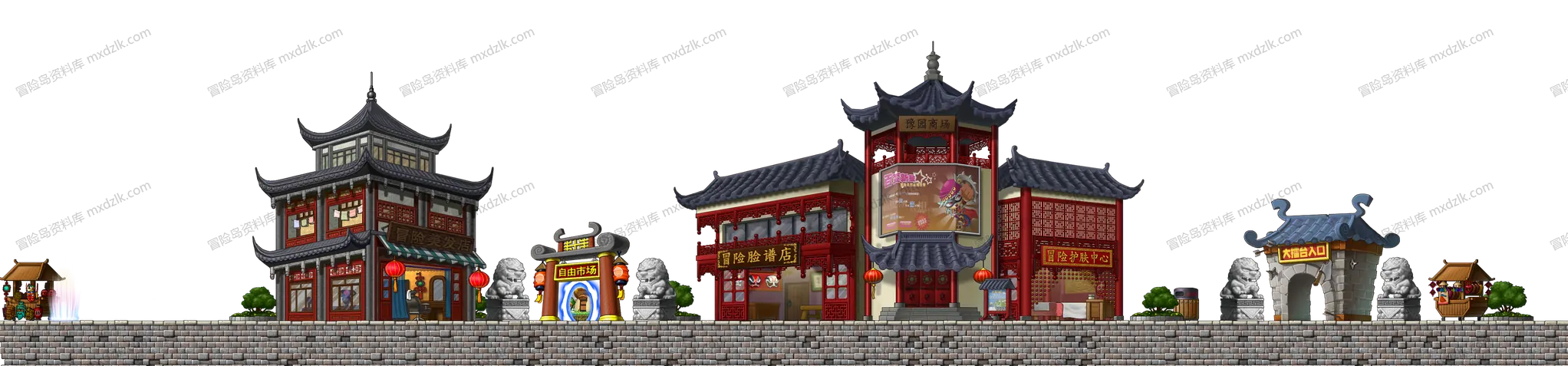 上海豫园地图全貌