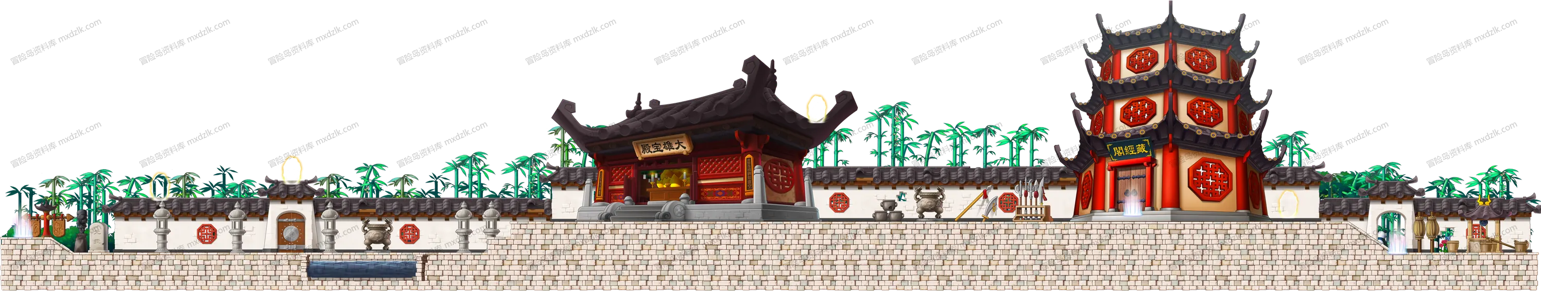 大雄宝殿地图全貌