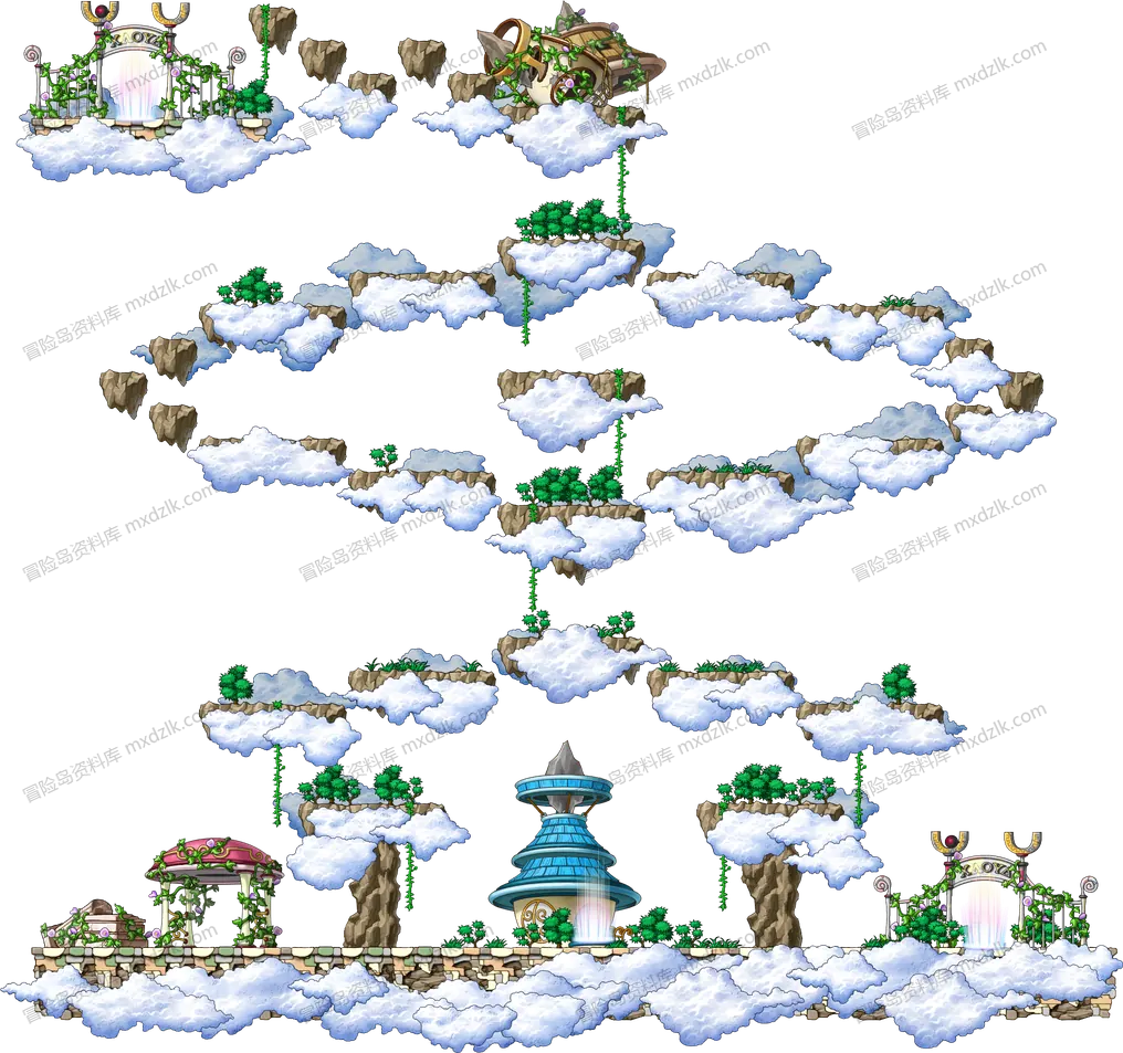 云彩公园Ⅳ地图全貌