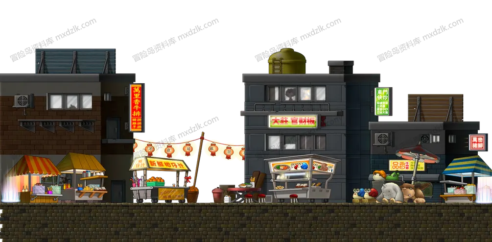 夜市徒步區1地图全貌