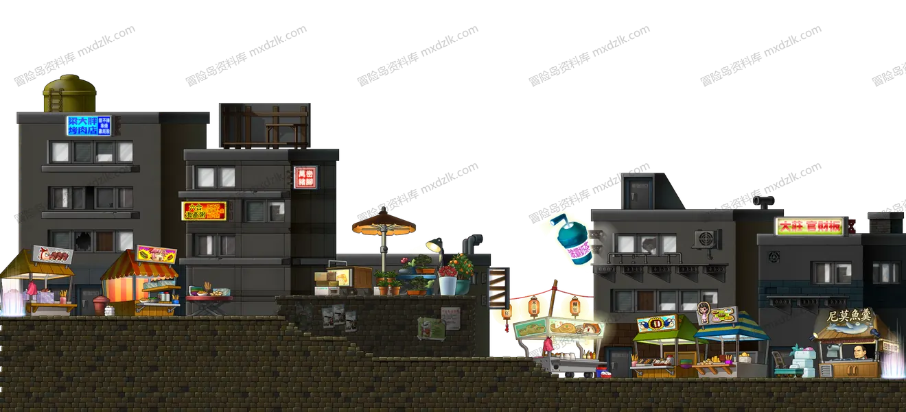 夜市徒步區2地图全貌