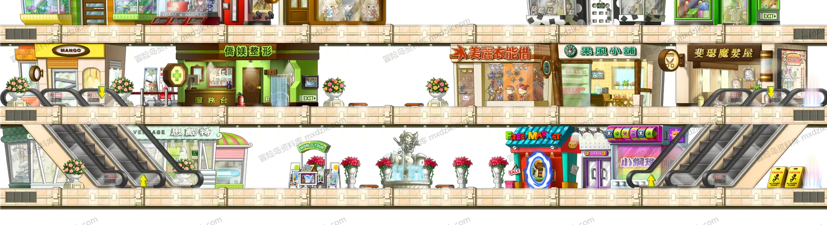101大道地图全貌