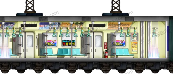 捷運車廂內部4地图全貌