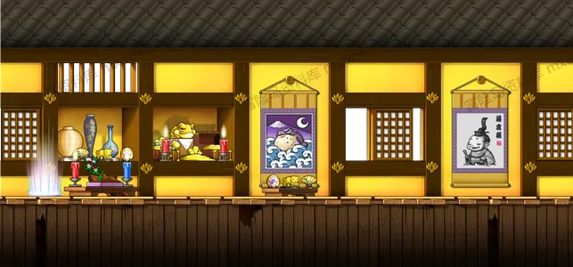 楓城 天守閣最上階地图全貌